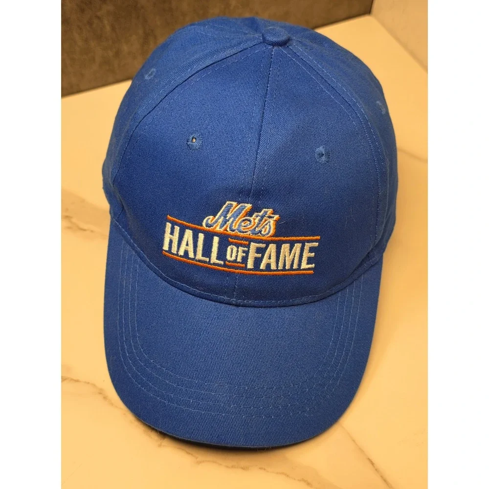 NY Mets Hall of Fame John Franco 2012 Induction Blue Baseball Hat Adjustable Cap